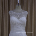 Beaded Applique Stain Wedding Dress